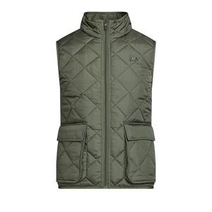 Raging Bull Mens Quilted Patch Pocket Vest / Khaki Green